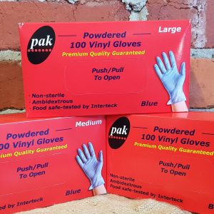 Gloves - Disposable Vinyl Gloves -100 pk