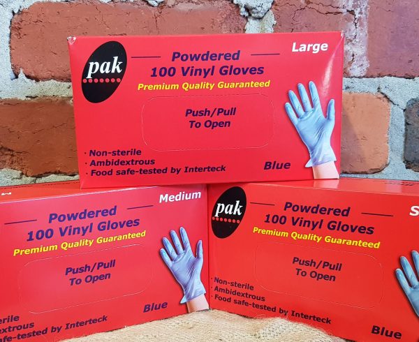 Gloves - Disposable Vinyl Gloves -100 pk