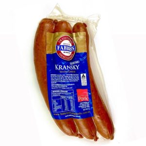 Kansky Sausage with cheese by Fabbris