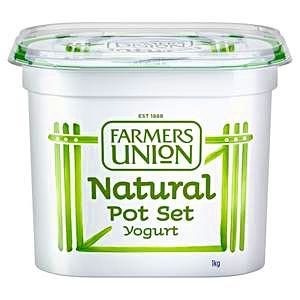Yogurt Natural Pot Set 1kg