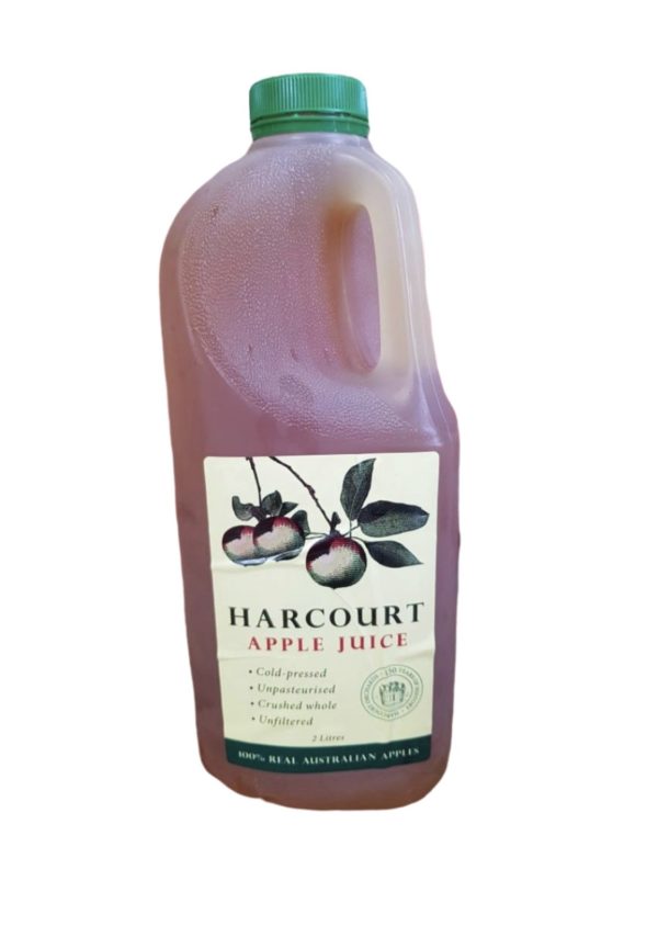 Apple Juice - **Fresh Cold Pressed 100% Apple** from Harcourt Victoria 2lt