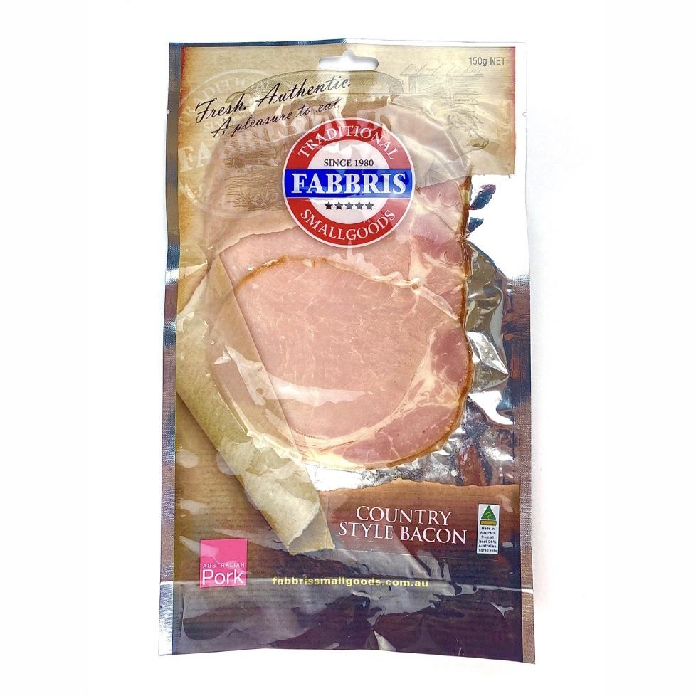 Biviano Direct Bacon Country style Bacon (sliced) by Fabbris