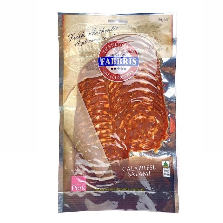 Salami Calabrese sliced (HOT) by Fabbris