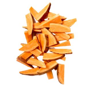 Potato - Sweetpotato Gold Fresh Cut Wedges "SKIN ON" - MADE FRESH IN HOUSE