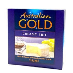 Cheese - Brie Creamy by Australian Gold Cheese in Tasmania 115g