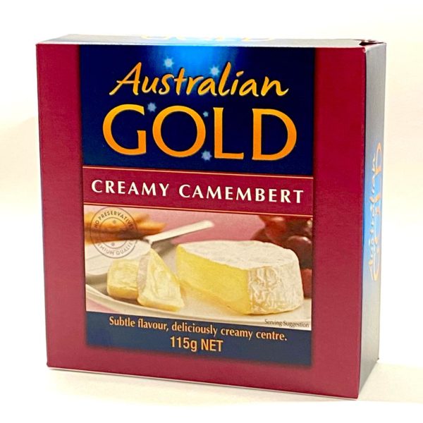 Cheese - Camembert Creamy by Australian Gold Cheese in Tasmania 115g