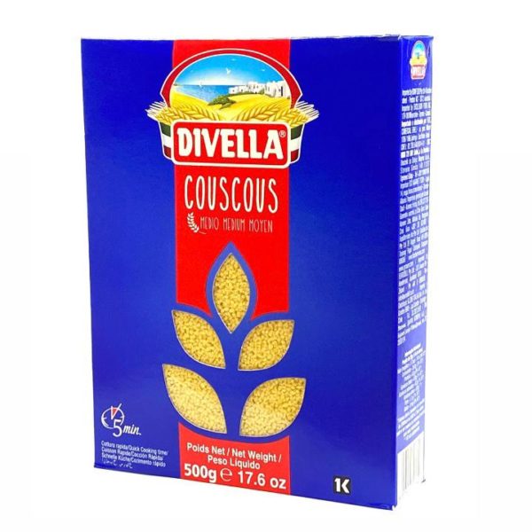 Pasta - Couscous medium size by Divella 500g