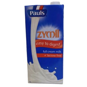 Milk - Zymil Lactose Free full cream milk UHT - by Pauls 1lt