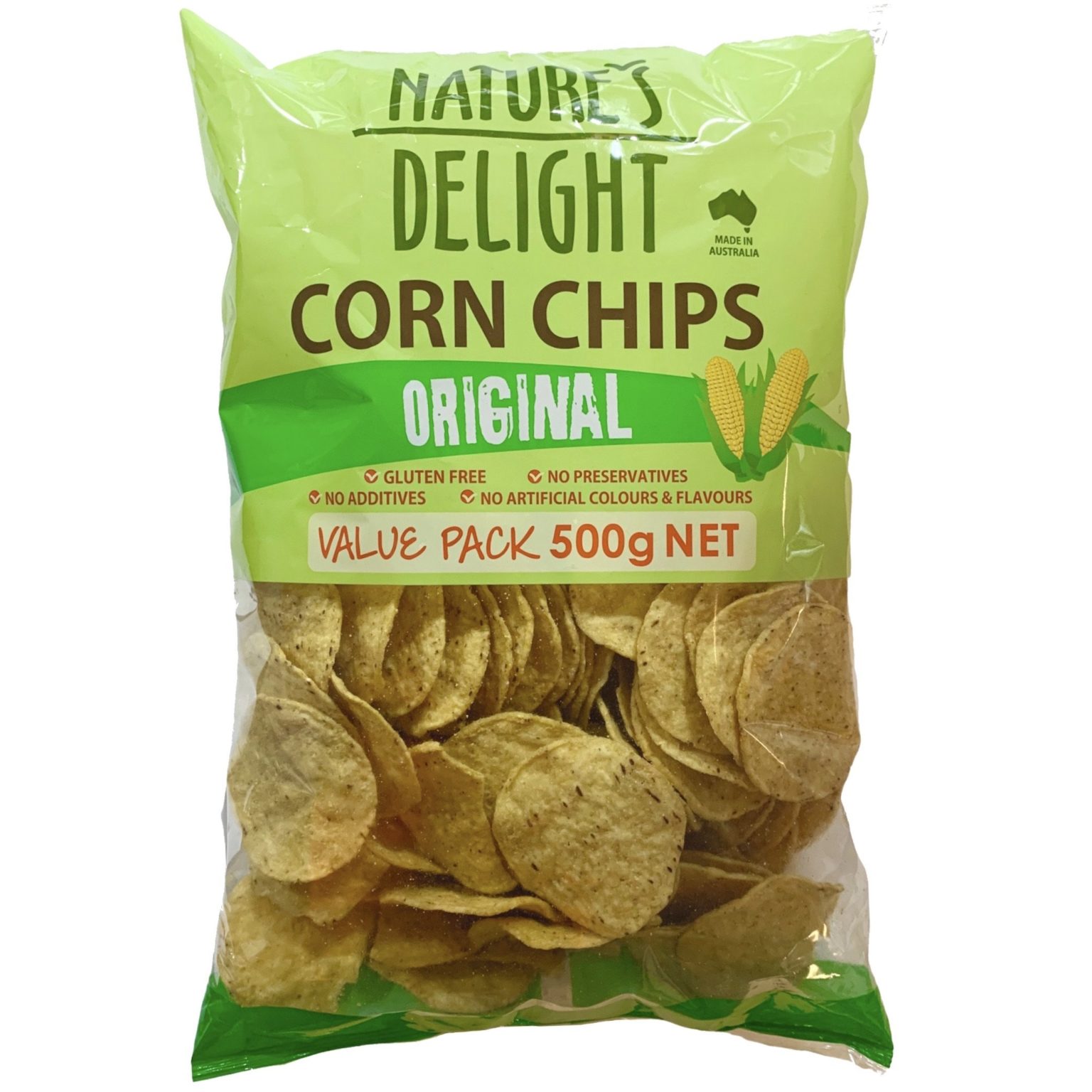 Corn chips nature’s delight 500g
