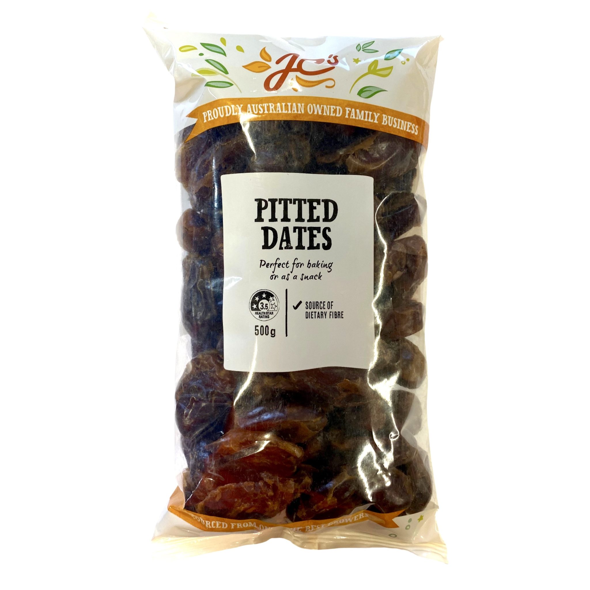 Dates Pitted 500g packet