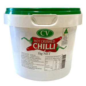 Chilli hot crushed - CV tub 1kg