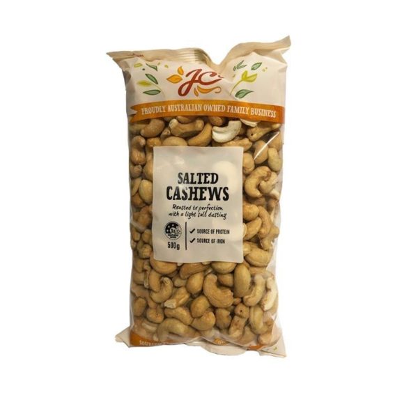 Nuts - Cashews Roasted & Lightly Salted 500g