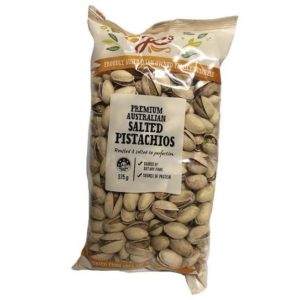 Nuts - Pistachio Salted Premium Australian Grown - 375g