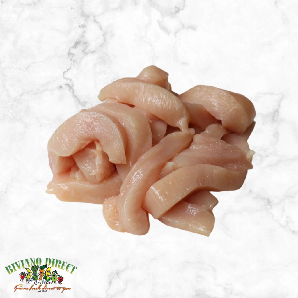 Chicken Strips Stir Fry | 500g - Biviano Direct