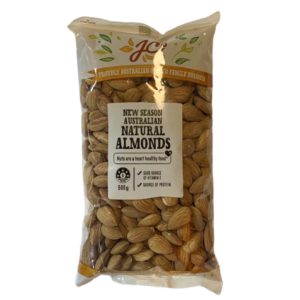 Nuts - Almonds Natural Premium "NEW SEASON" Australian Grown 500g