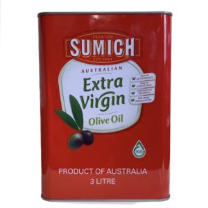 Extra Virgin Olive Oil **100% AUSTRALIAN GROWN & FIRST COLD PRESSED by Sumich 3 lt