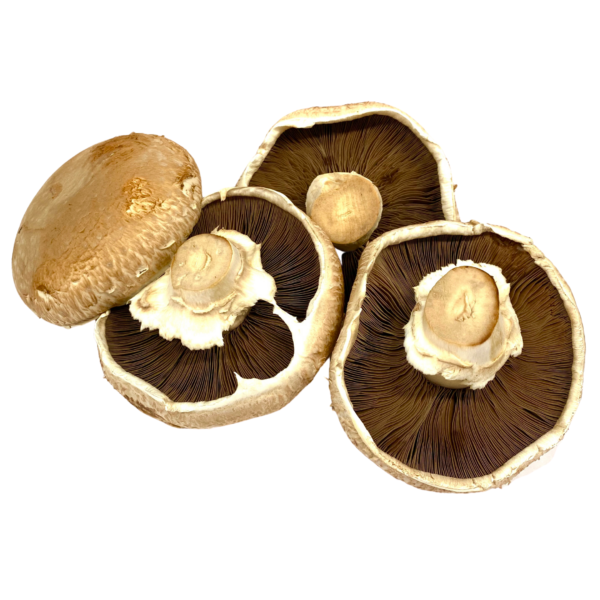 Mushroom - Flats Premium Open Swiss Brown/Portobello (open brown skin mushroom) - 250g & 500g in paper bag
