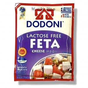 Cheese - Feta Cheese Lactose Free (P.D.O.) Authentic Greek Cheese by Dodoni - 200g