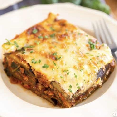 Moussaka Vegetarian - by Black Truffle Catering Co. (gf)
