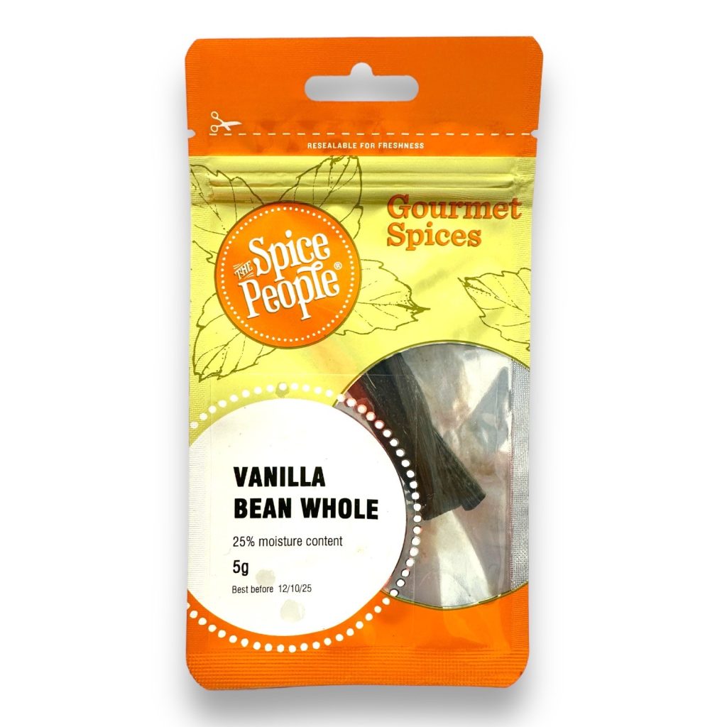 Vanilla Bean Whole 5g by Gourmet Spices Biviano Direct