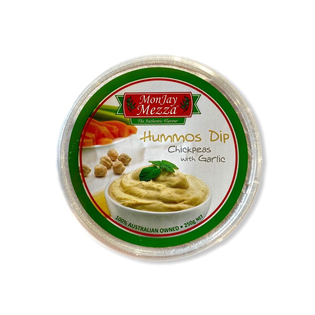 Dip Hummos Dip with Garlic by Monjay Mezza 250g Biviano Direct