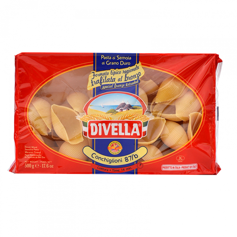 Biviano Direct - Pasta - Conchiglioni 87b (Jumbo Shells) By Divella