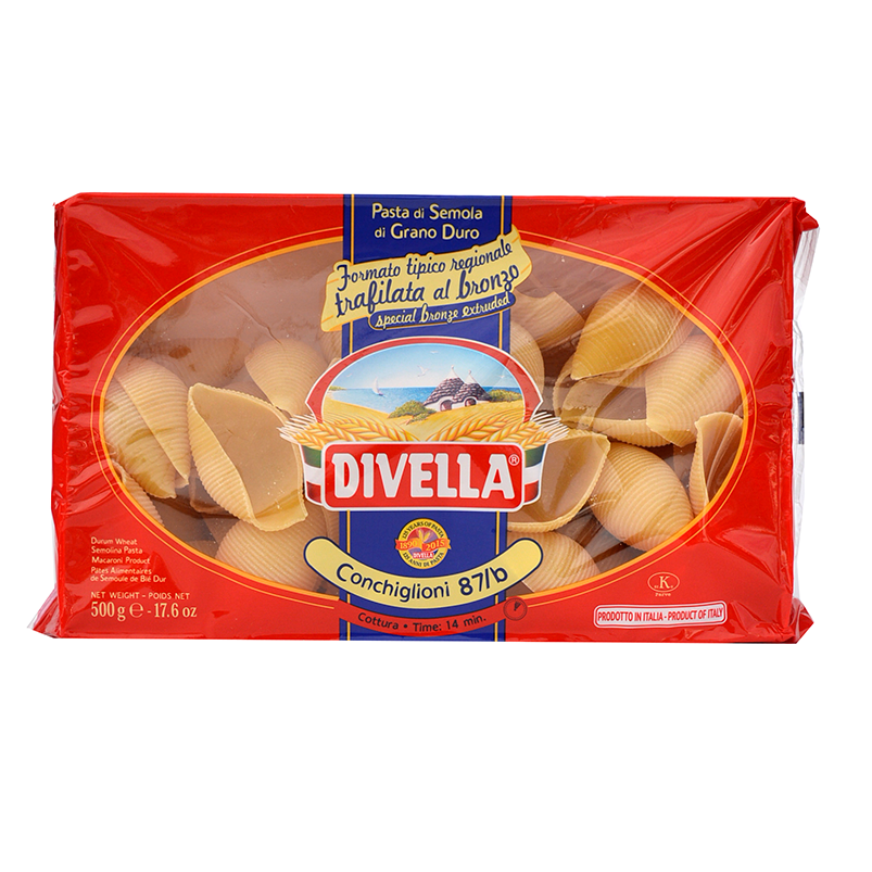 Pasta - Conchiglioni 87b (Jumbo Shells) by Divella