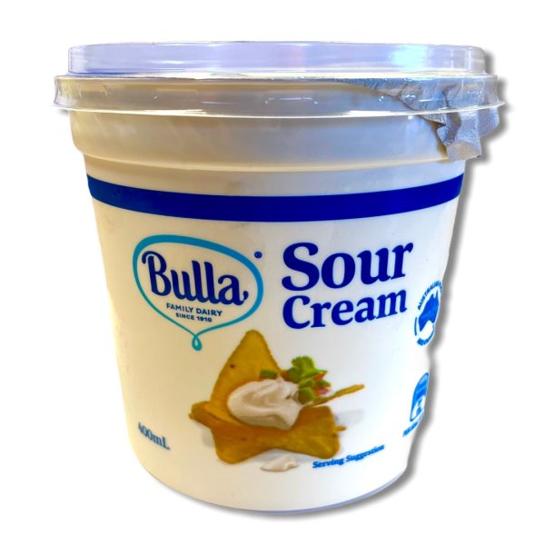 Sour Cream By Bulla 400ml 