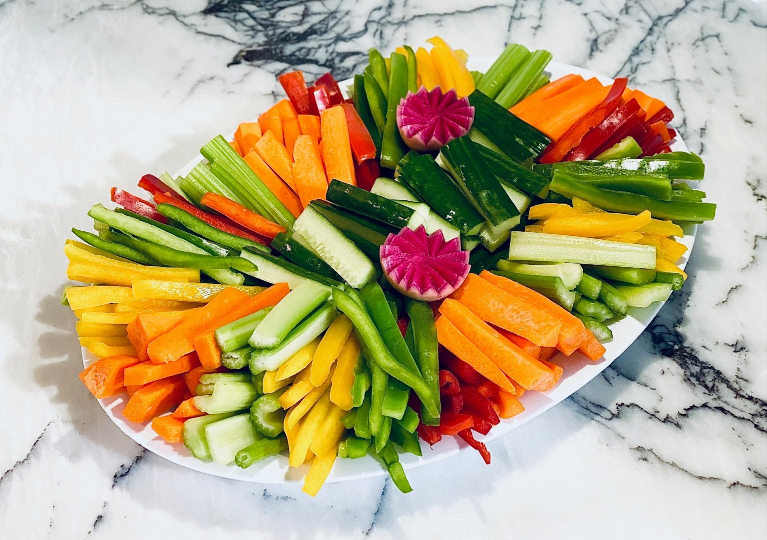 Vegetable Platter - (Crudités) Sticks/Batons - Medium **MADE FRESH