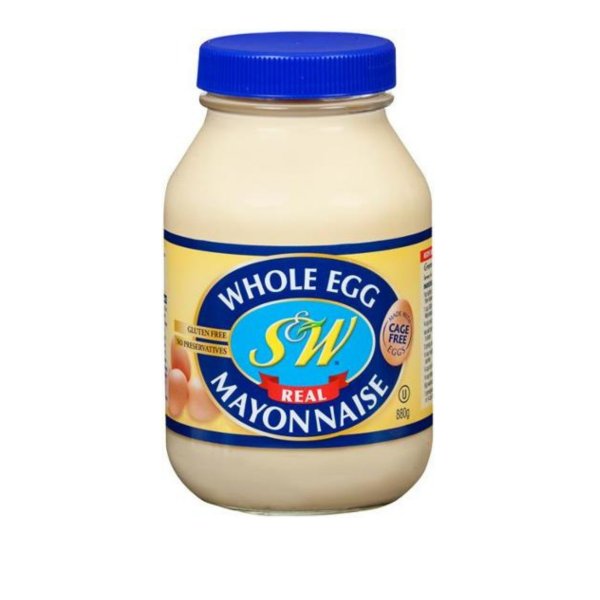 Mayonnaise S & W 880g jar