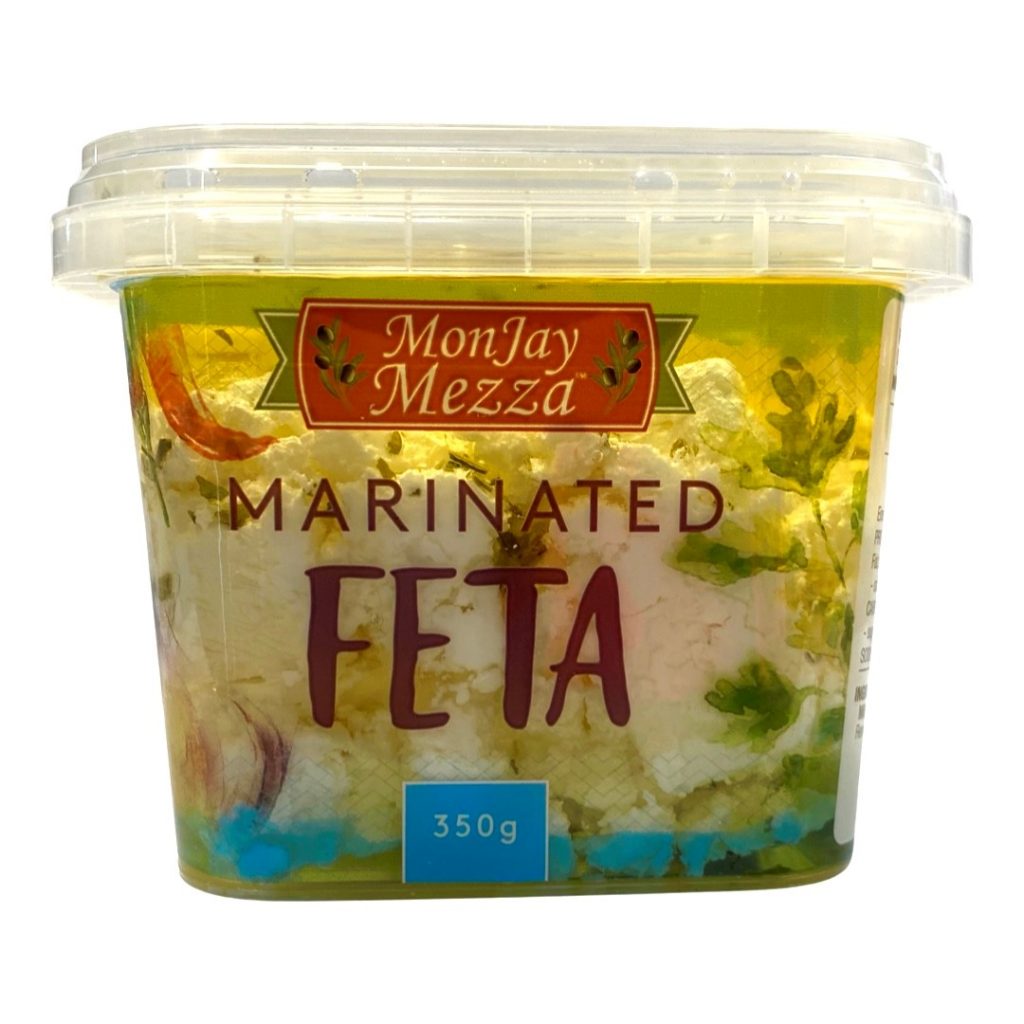 Monjay Mezza Marinated Feta 350g Biviano Direct