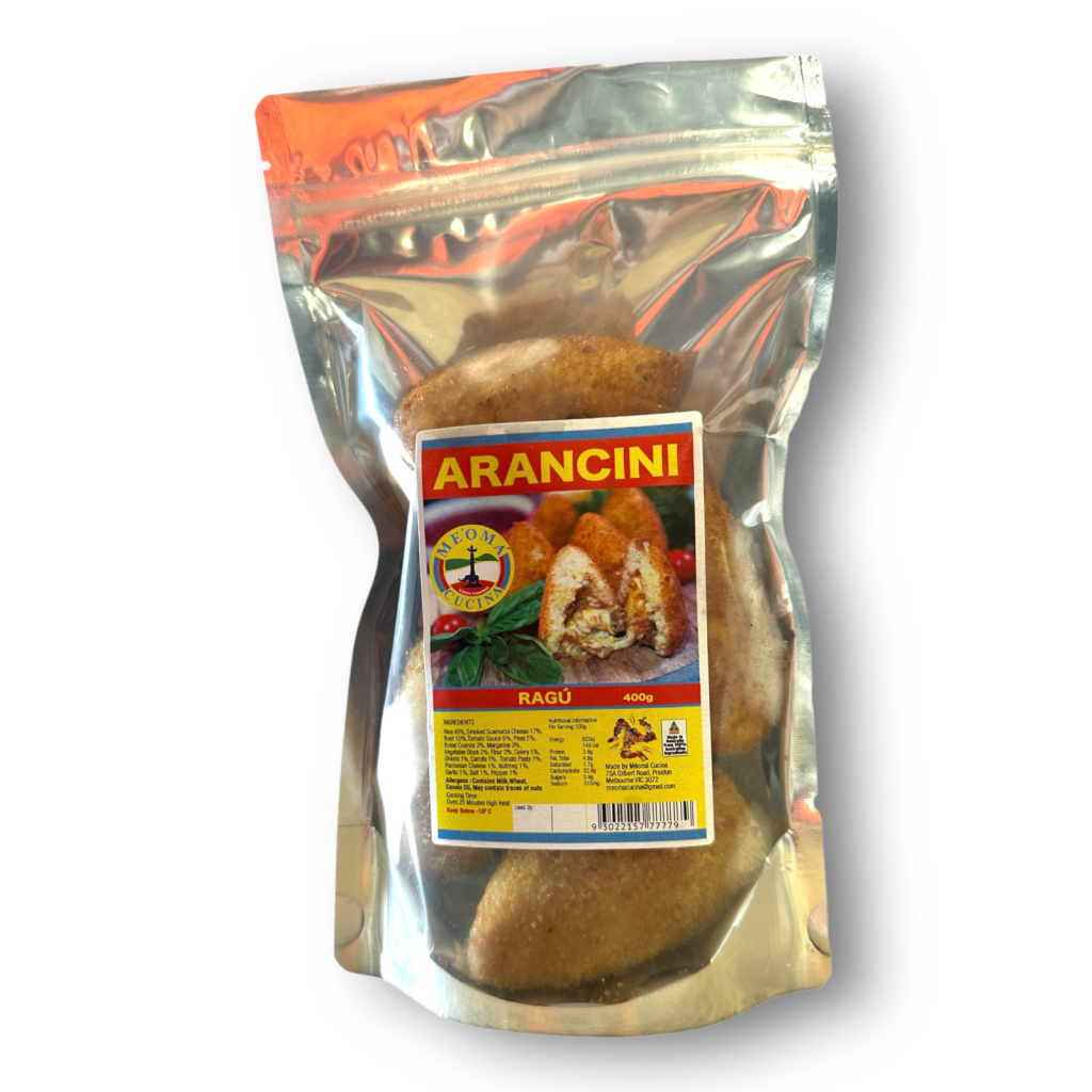 Arancini Ragu 4 Pack by Me'Oma' Cucina use by 05/25 - Biviano Direct