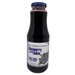 Blueberry Juice 1L Glass Bottle