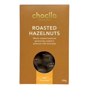 chocilo milk chocolate roasted hazelnuts 250g