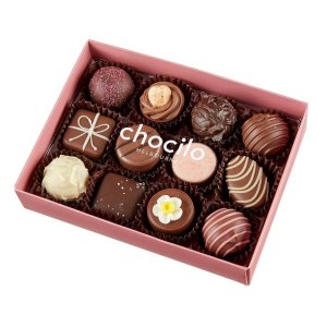 12 Pack Chocolate Assortment Gift Box - 140g