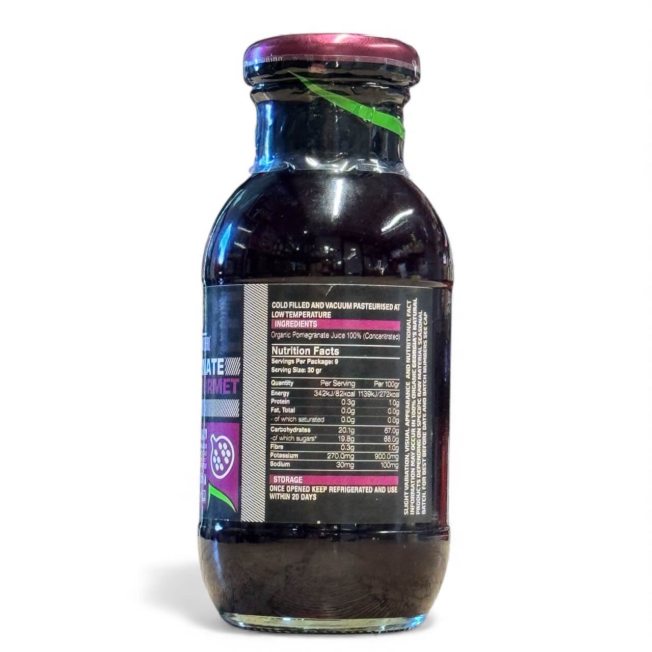 Pomegranate Sauce/Molasses - 100% ORGANIC by Georgia's 280g jar