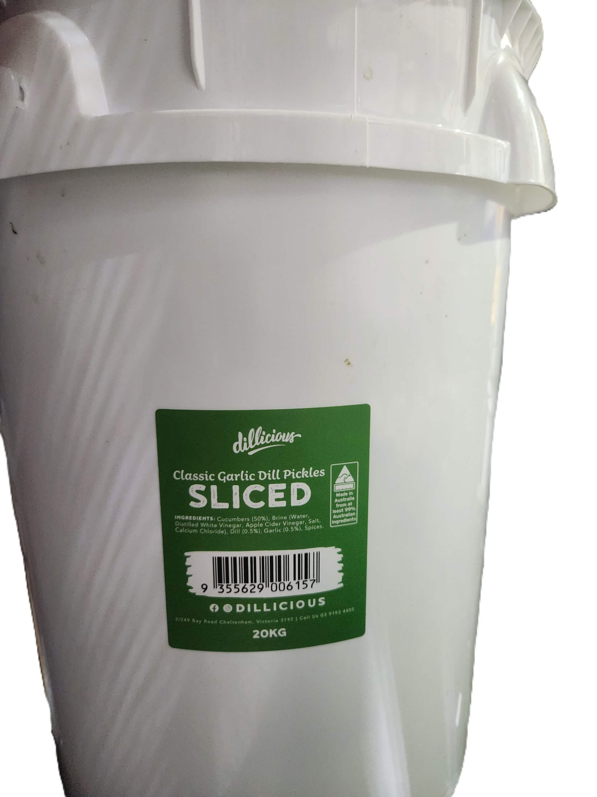 Pickles Sliced 20kg